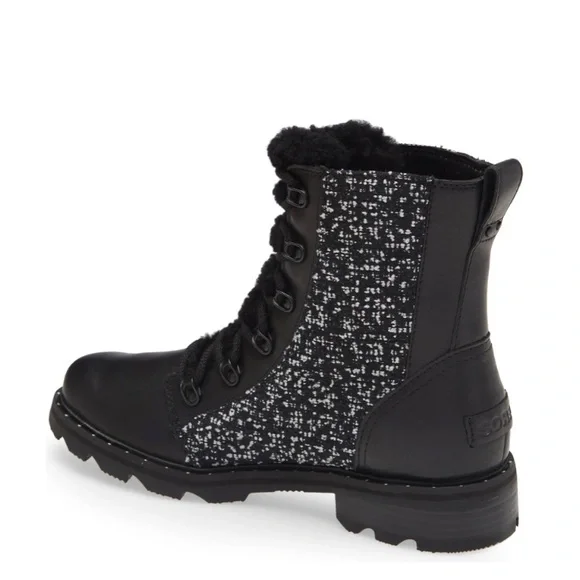 New Sorel Lennox Genuine Shearling Waterproof Lace-Up Boot - Picture 7 of 12